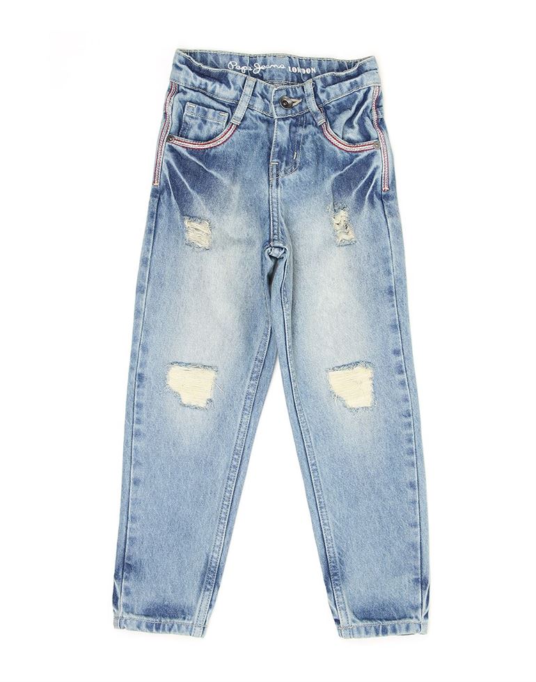 Pepe Kids Casual Wear Blue Jeans For Girls